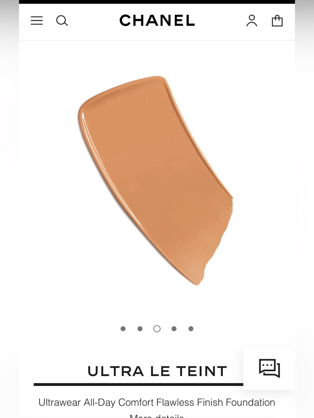 Chanel Ultra Le Teint Foundation Shade BD71 - Picture 2 of 8